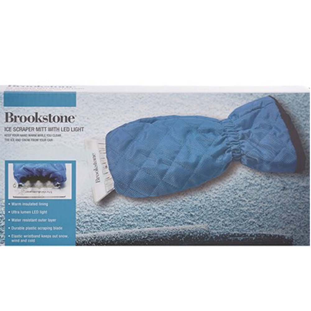 brookstone ice scraper with led light